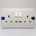 2 Gang 2 Way Switch top sale Electrical Wall Light Switch Socket UK Manufactory